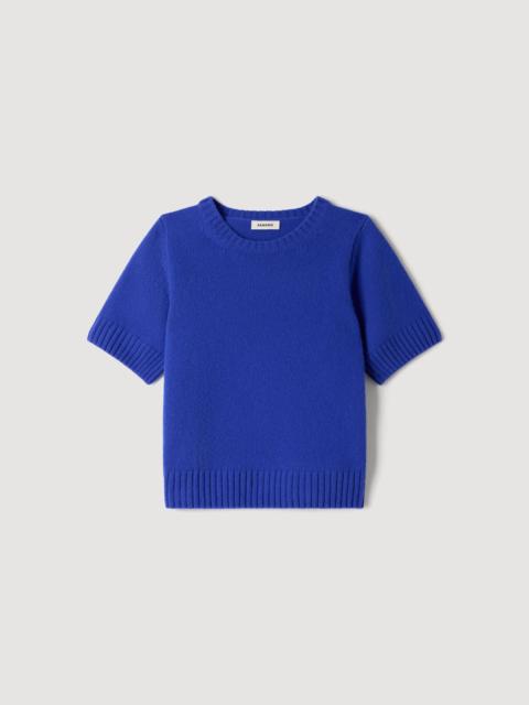 Sandro SHORT SLEEVED WOOL SWEATER