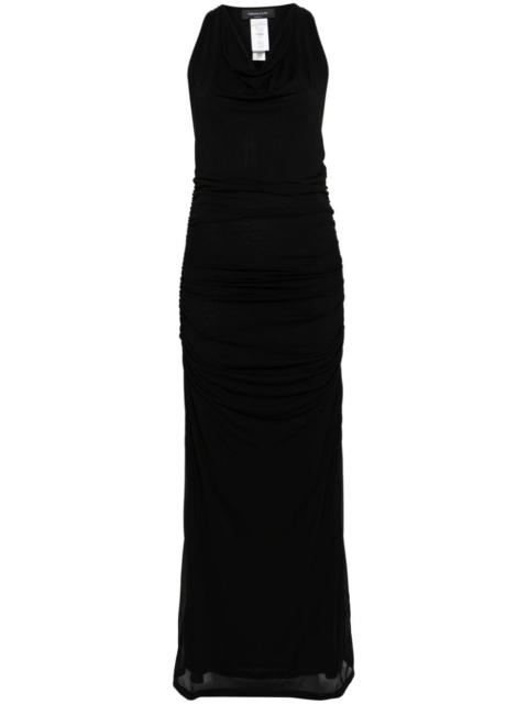 FABIANA FILIPPI draped-collar sleeveless dress
