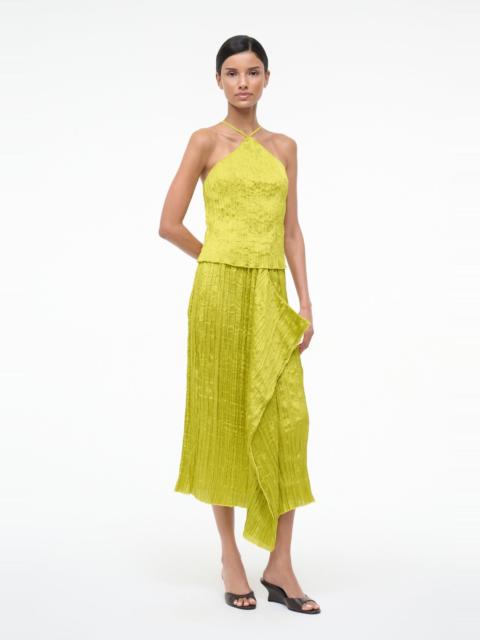 STAUD STAUD MAI SKIRT CHARTREUSE