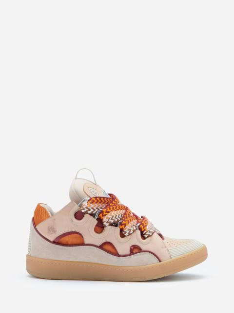 Lanvin LEATHER CURB SNEAKERS