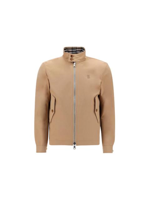 Burberry Burberry Reversible Check Wool Cotton Harrington Jacket Beige