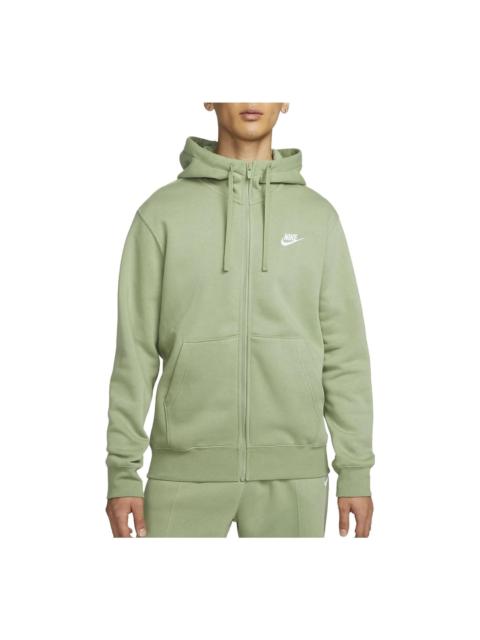 Nike Nike Sportswear Club Fleece Full-Zip Hoodie 'Green' BV2646-386