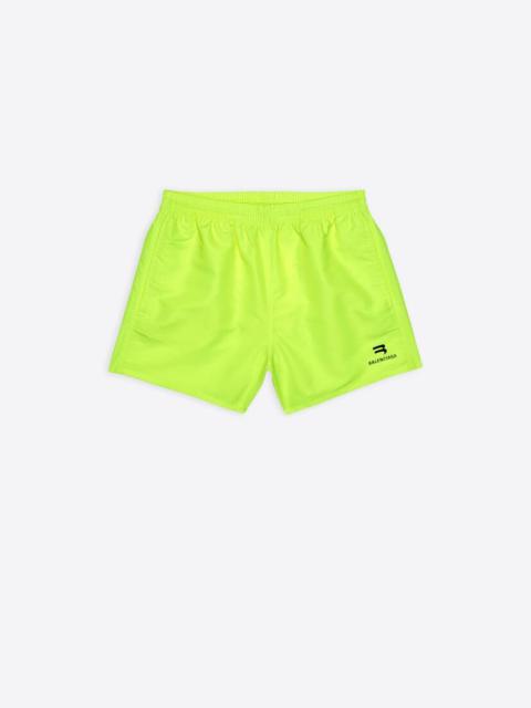 BALENCIAGA Men's Swim Shorts in Yellow