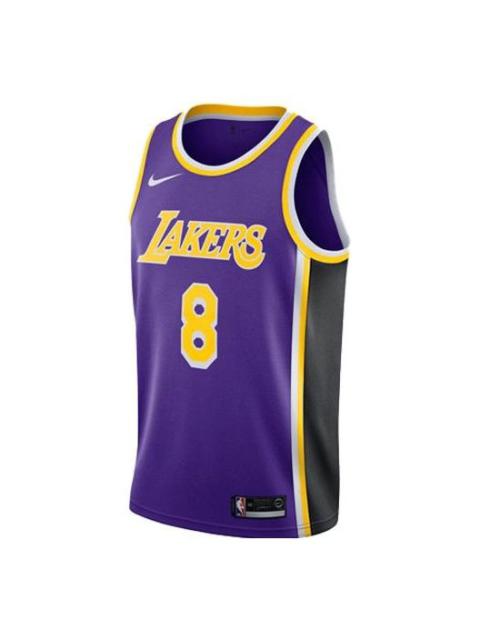 Nike Nike NBA lakers No. 8 Kobe Fan Edition SW Away Jersey Purple AV3701-504