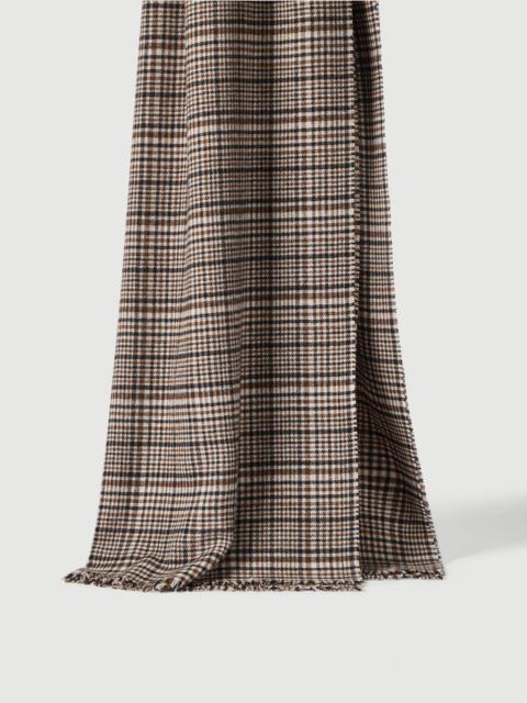 Brunello Cucinelli Cashmere Prince of Wales scarf
