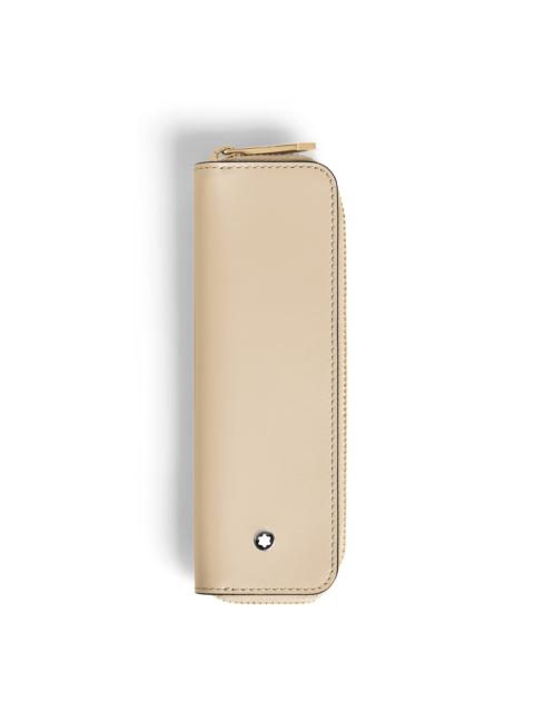 Montblanc 1-PEN POUCH WITH ZIP IN MEISTERSTÜCK LEATHER