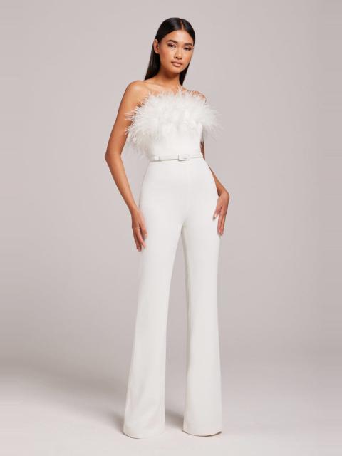 NADINE MERABI COLETTE White Jumpsuit