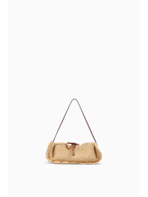 ULLA JOHNSON Marina Raffia Scallop Pouchette