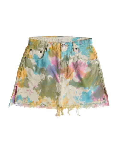 ONE TEASPOON tie-dye frayed skirt