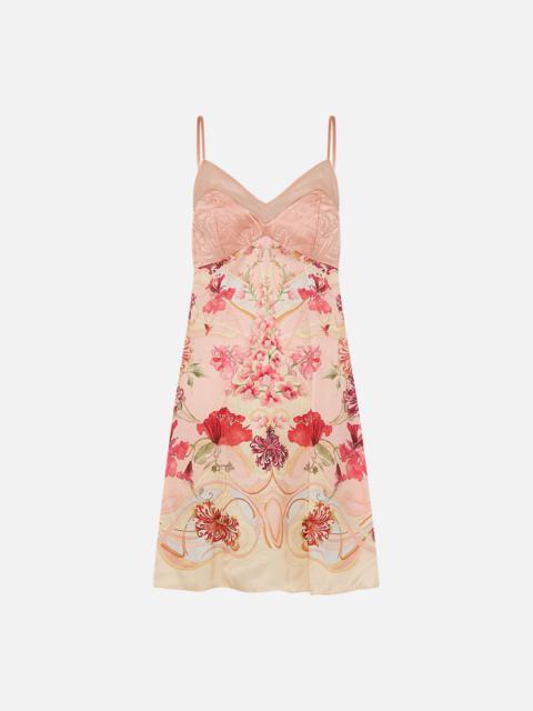 SHORT SLIP DRESS WITH QUILTING