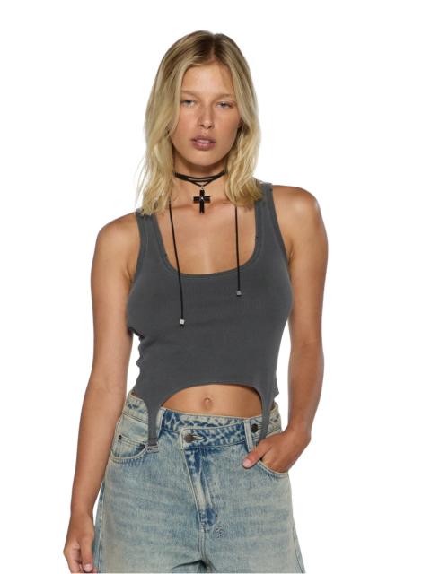 Ksubi ORIGIN TANK GARTER CHARCOAL