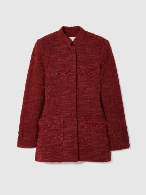 LIBEROWE RAJA JACKET IN BERRY RED