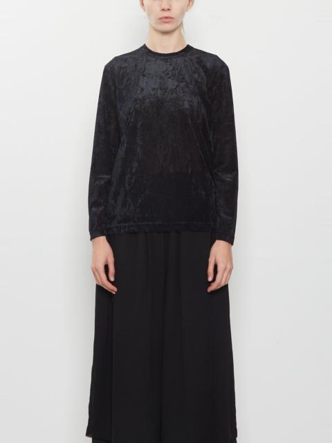 Comme Des Garçons Mesh Velour Washer Thin 5 Longsleeve T-Shirt