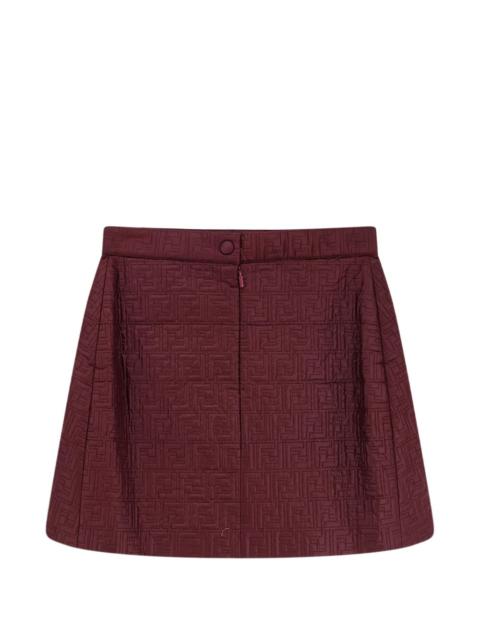 FENDI quilted mini skirt