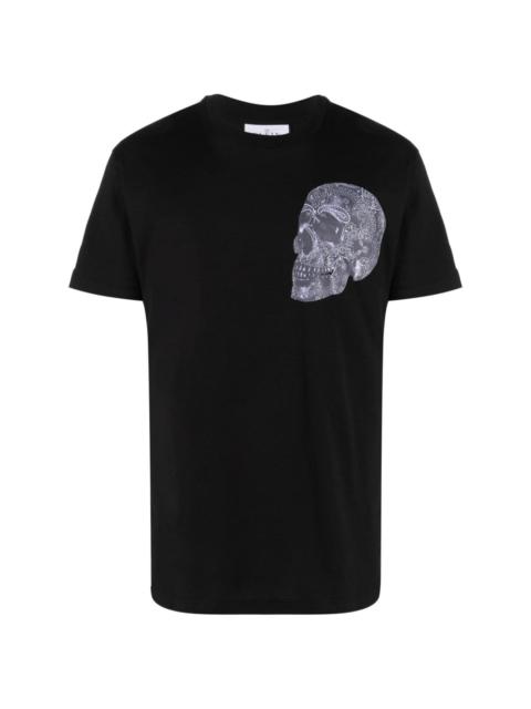 skull-print cotton T-shirt