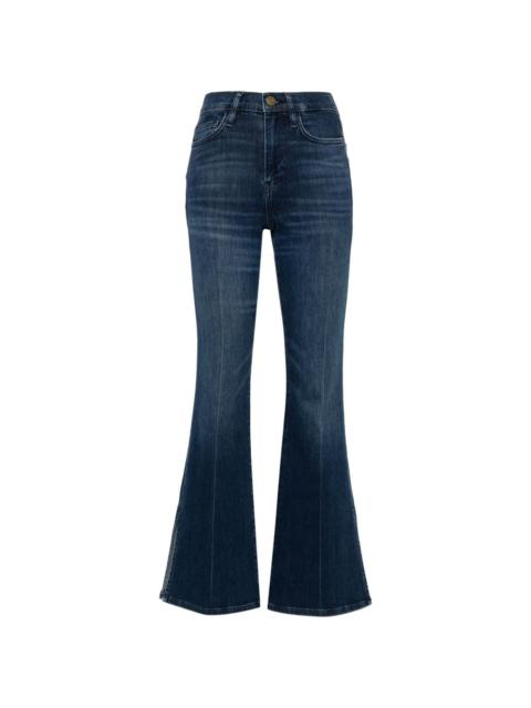 Le Easy high-rise flared jeans