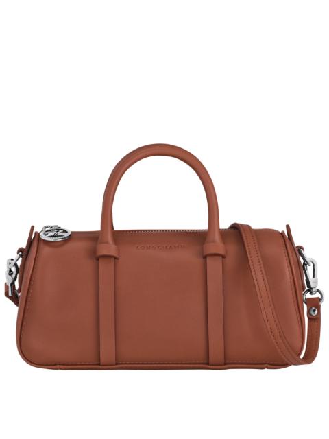 Longchamp COGNAC LEATHER S DAYLONG TOP HANDLE BAG