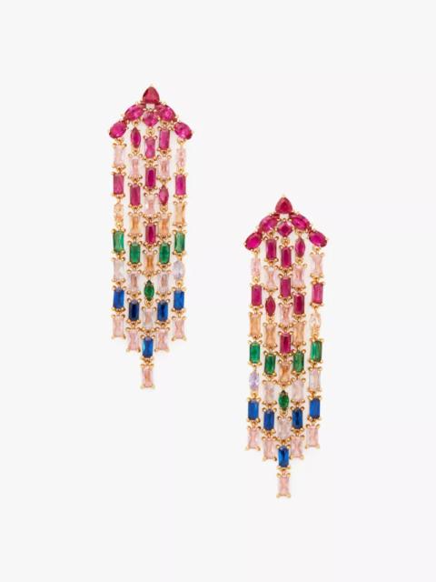 kate spade Showtime Fringe Statement Earrings