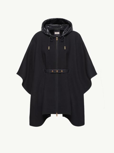 Moncler Padded Wool Blend Cape