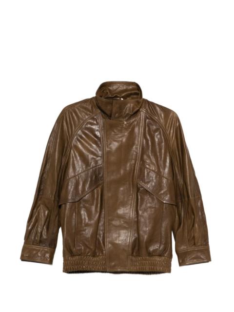 NOUR HAMMOUR Ariste leather jacket