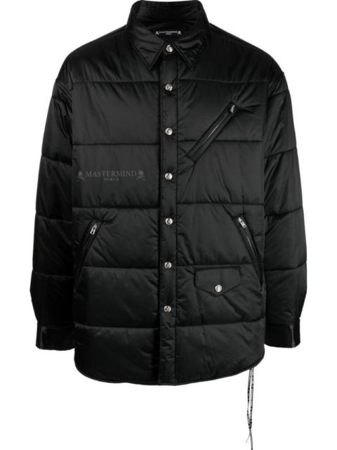 MASTERMIND WORLD padded shirt jacket