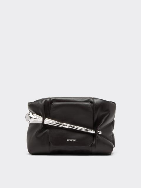 Ferrari Soft Semi-Gloss Leather Clutch