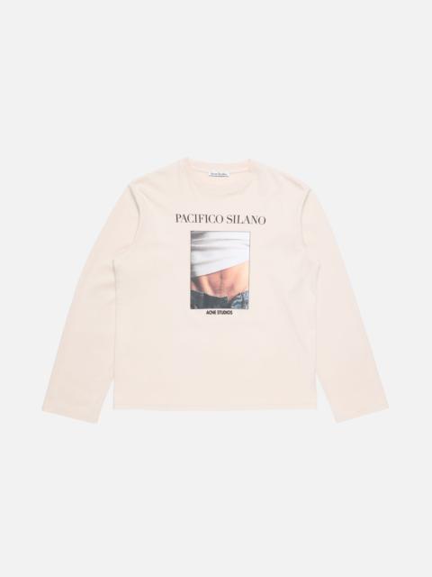 Acne Studios Graphic t-shirt - Warm beige