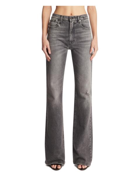 R13 Black Jane Five-Pocket Jeans