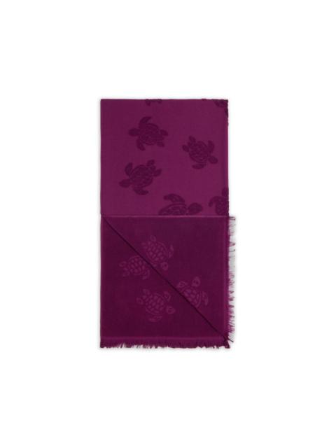 Vilebrequin jacquard-turtle towel