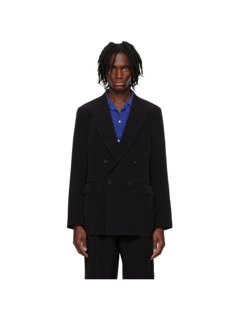 RAINMAKER KYOTO Black Double Breasted Blazer