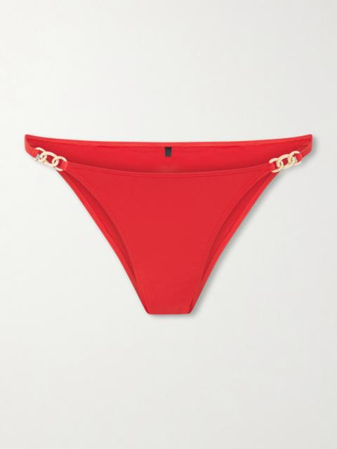 NILI LOTAN Embellished Bikini Briefs