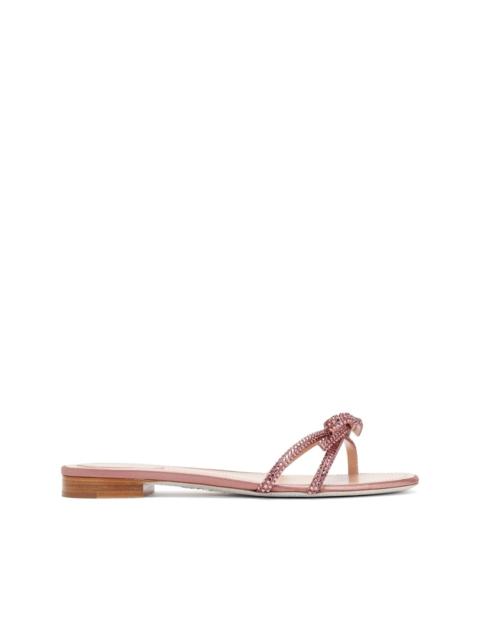 RENE CAOVILLA bow-detail sandals