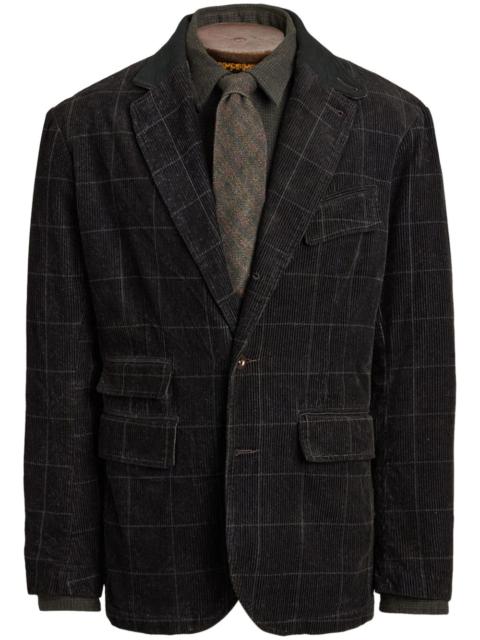 RRL by Ralph Lauren corduroy checked blazer