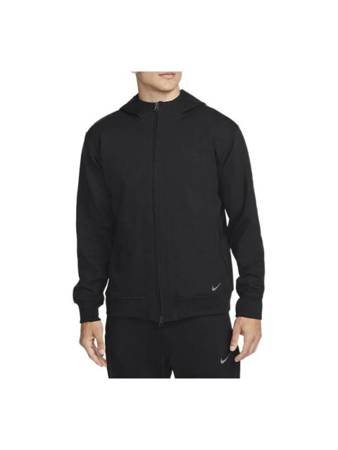 Nike long sleeves hooded zipped jacket 'Black' DQ4877-010