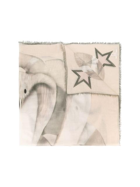 Givenchy cobra print scarf
