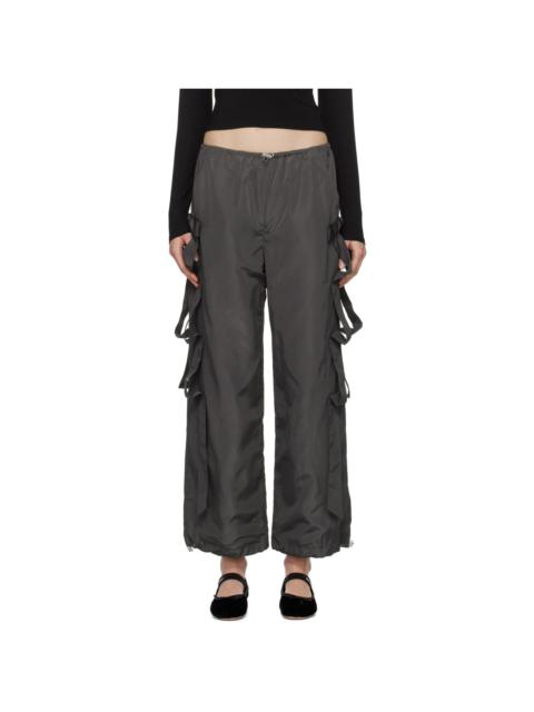 SANDY LIANG Gray Camille Trousers