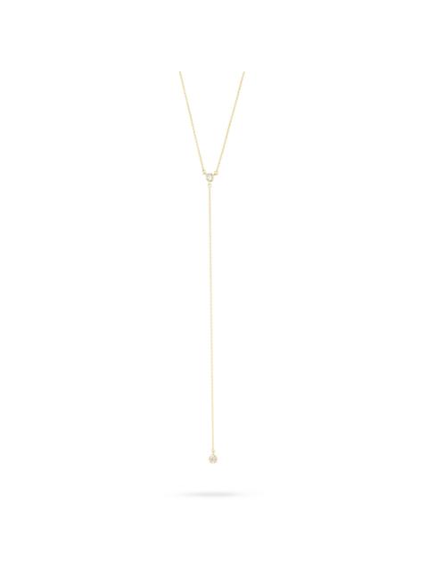 STONE AND STRAND Tiny Diamond Lariat Necklace