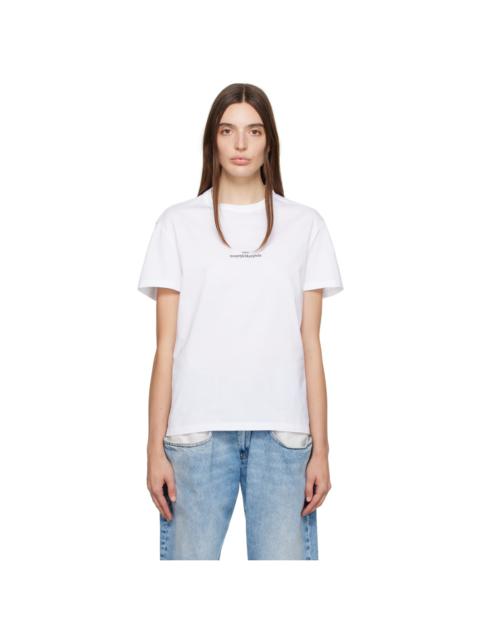 White Embroidered T-Shirt