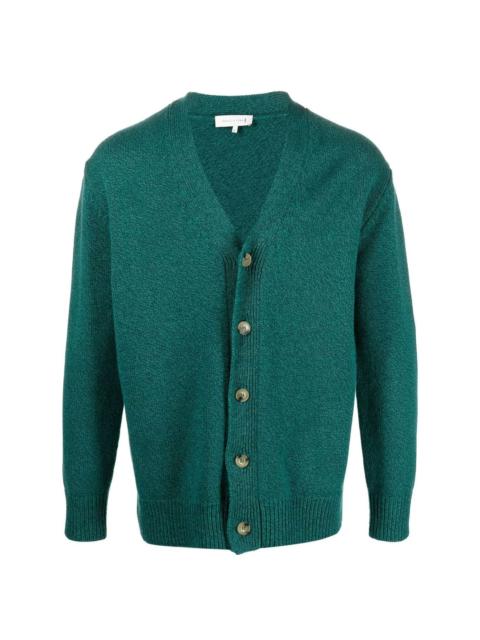 Mackintosh STOCKHOLM Dark Green Merino Wool & Cashmere Cardigan