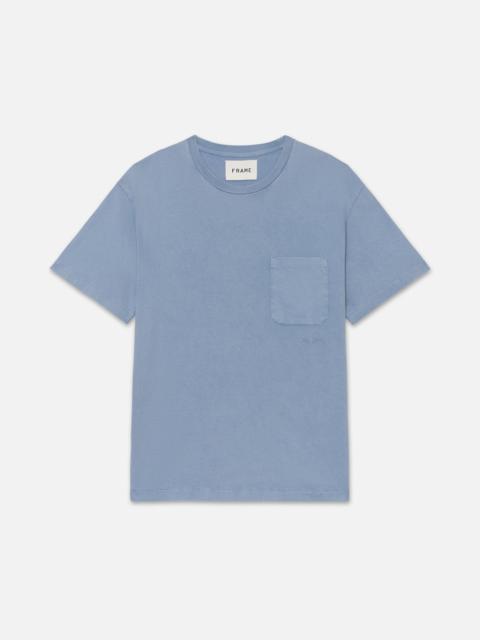 FRAME Vintage Tee in Vintage Light Blue