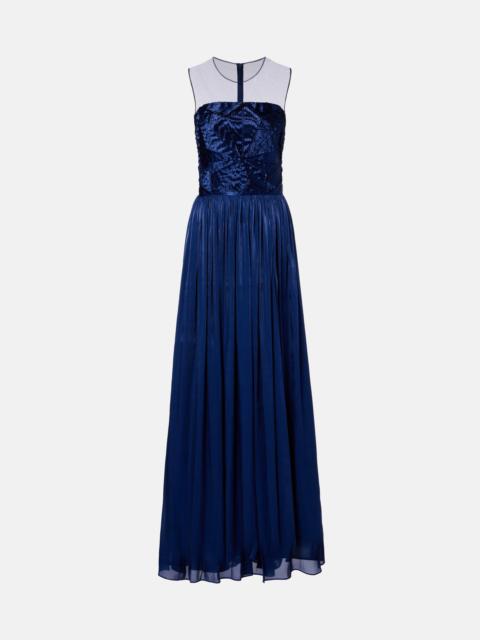 COSTARELLOS Pleated gown