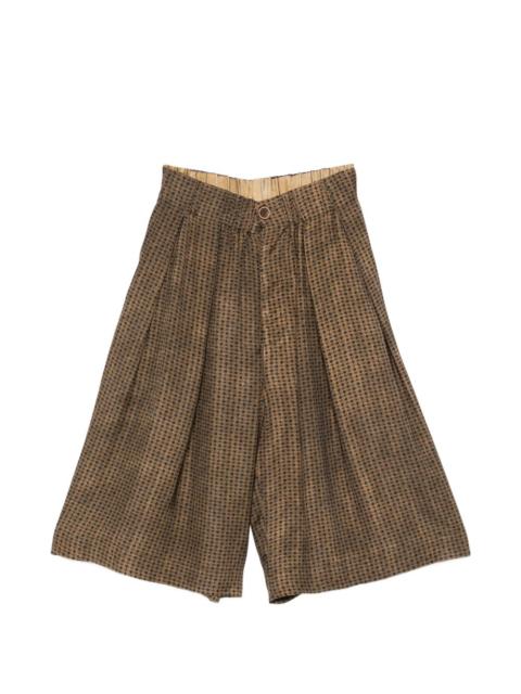 UMA WANG Poela geometric-pattern trousers