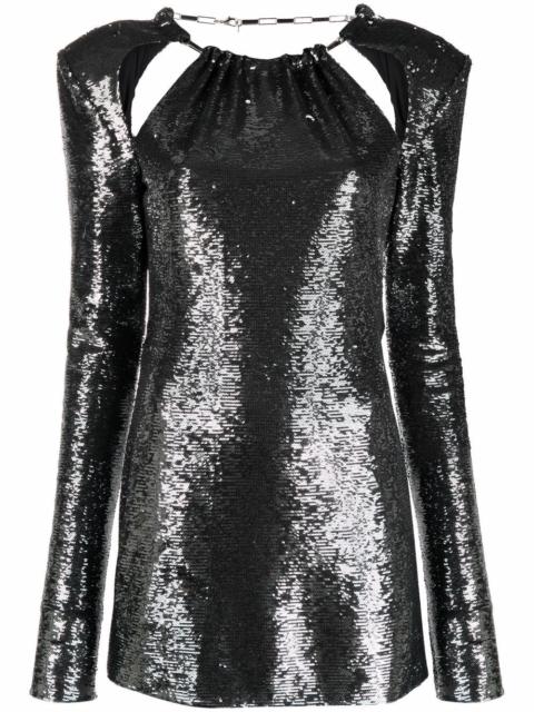 THE ATTICO sequin-embellished dress