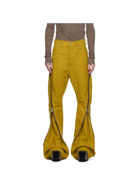 Rick Owens Yellow Bolan Banana Jeans