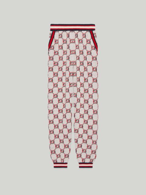 GG cotton jacquard pant