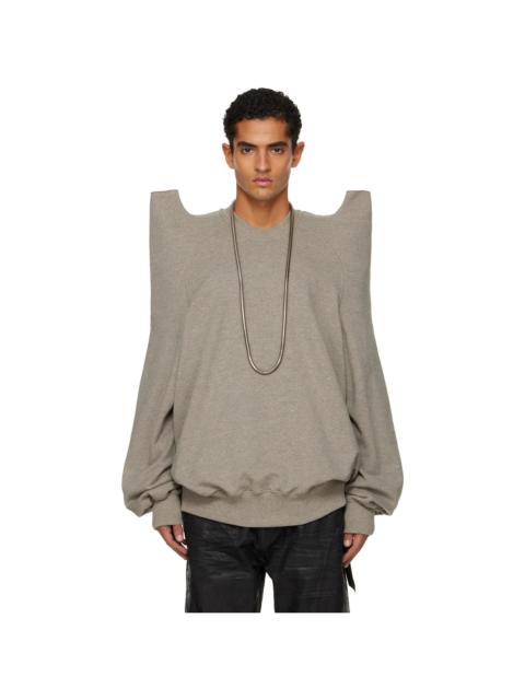 Rick Owens DRKSHDW Gray Concordians Tecsweat Sweatshirt