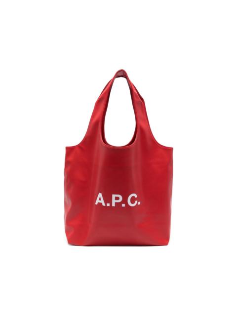 A.P.C. logo-print tote bag