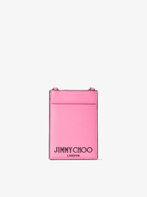 JIMMY CHOO Card Holder W/Chain
Candy Pink Leather Card Holder with Chain