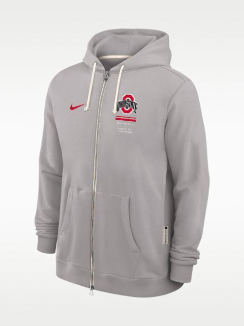 Nike Ohio State Sideline Standard Issue Men's Nike Dri-FIT College Full-Zip Hoodie
