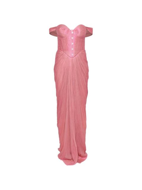 MARIA LUCIA HOHAN Susie off-shoulder maxi dress